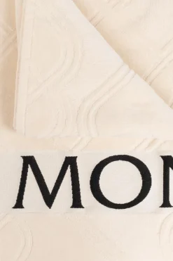 Moncler cream Bath towel