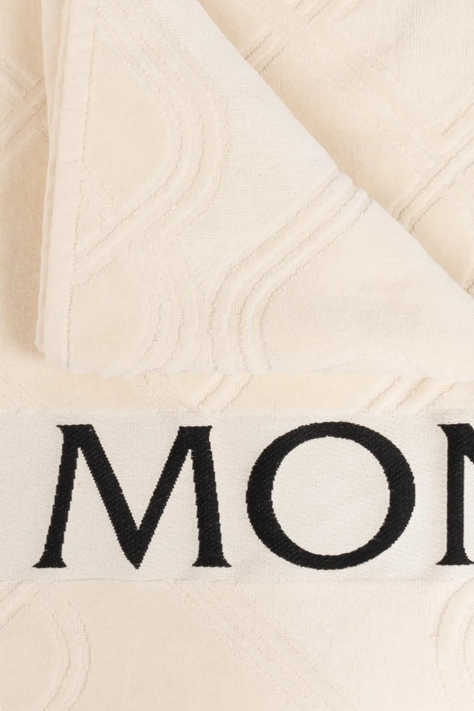 Moncler cream Bath towel