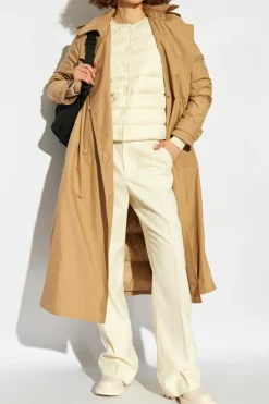 Moncler cream Creased trousers