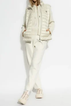 Moncler cream Down vest Igens