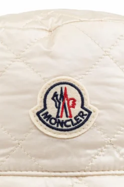 Moncler cream Hat with logo
