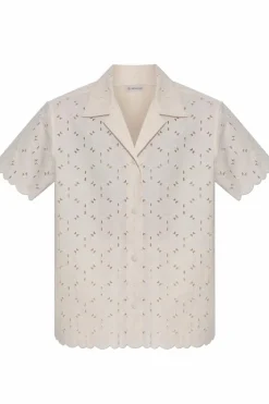 Moncler cream Lace shirt