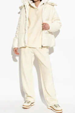 Moncler cream Pants with logo