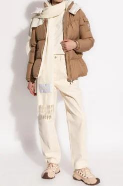 Moncler cream Pants with tapered legs