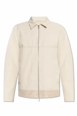 Moncler cream Reversible down jacket