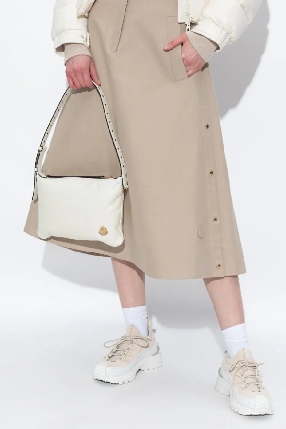 Moncler cream Shoulder bag