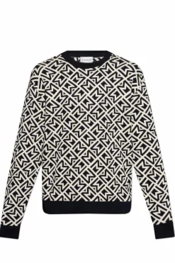 Moncler cream Sweater with pattern