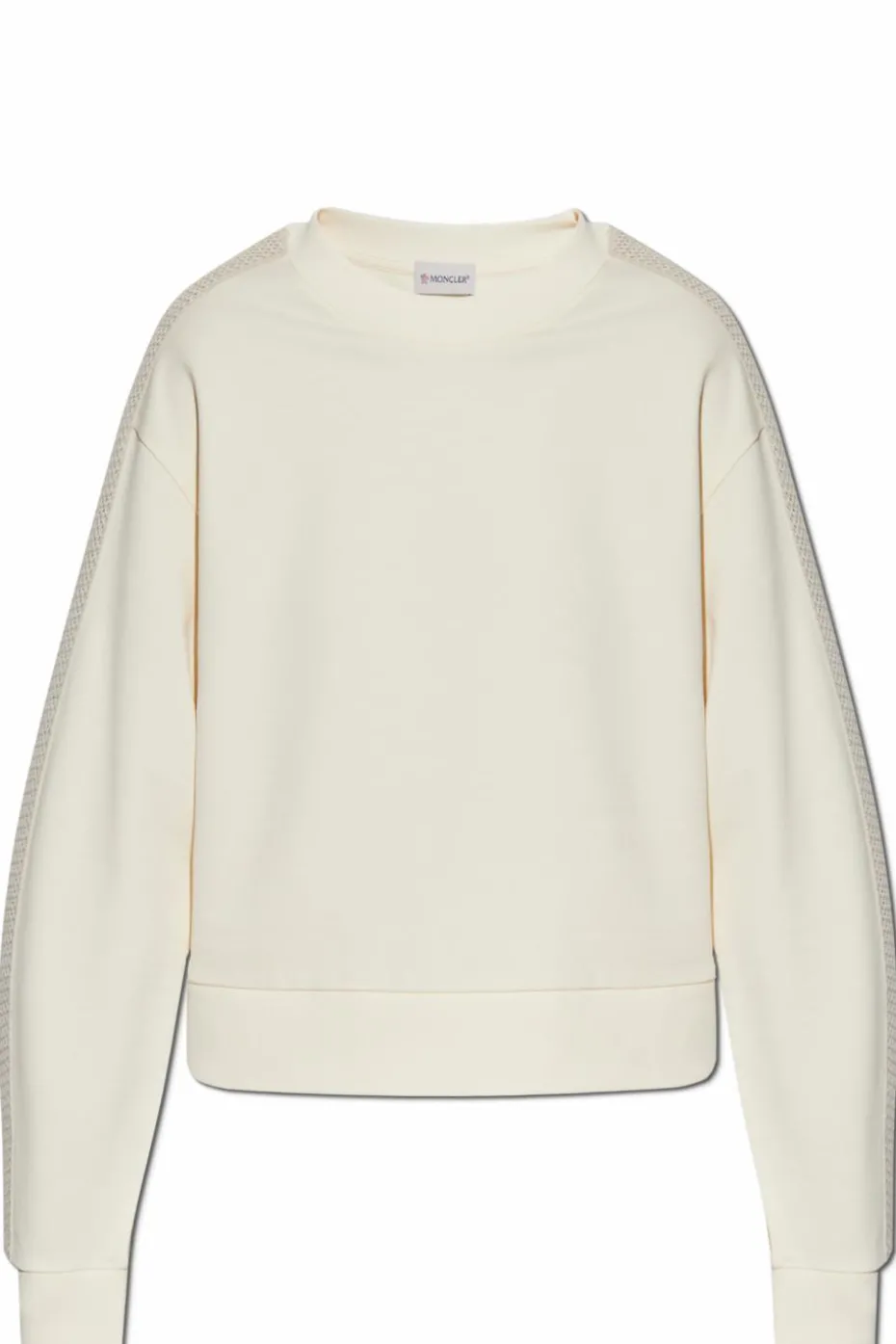 Moncler cream Sweatshirt with insert