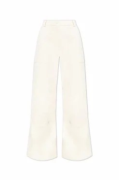 Moncler cream Wide-leg pants