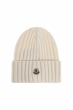 Moncler cream Wool beanie