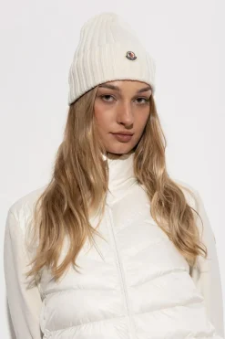 Moncler cream Wool beanie