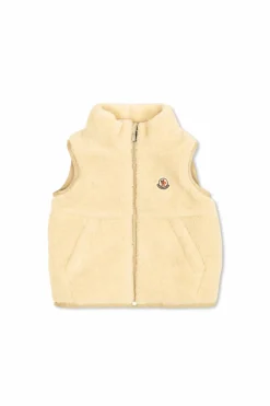 Moncler Enfant beige Down vest "Ernst"