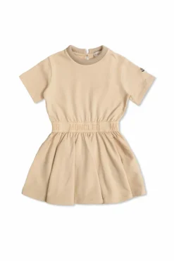 Moncler Enfant beige Dress with logo