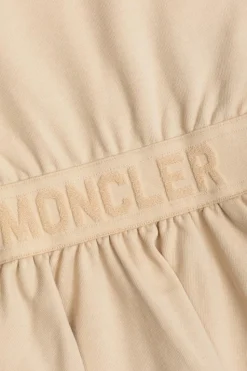 Moncler Enfant beige Dress with logo