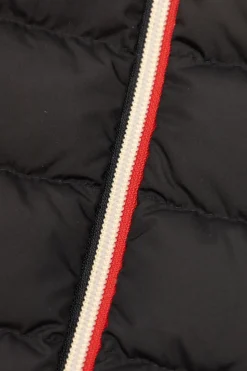 Moncler Enfant BLACK Cardigan with quilted front