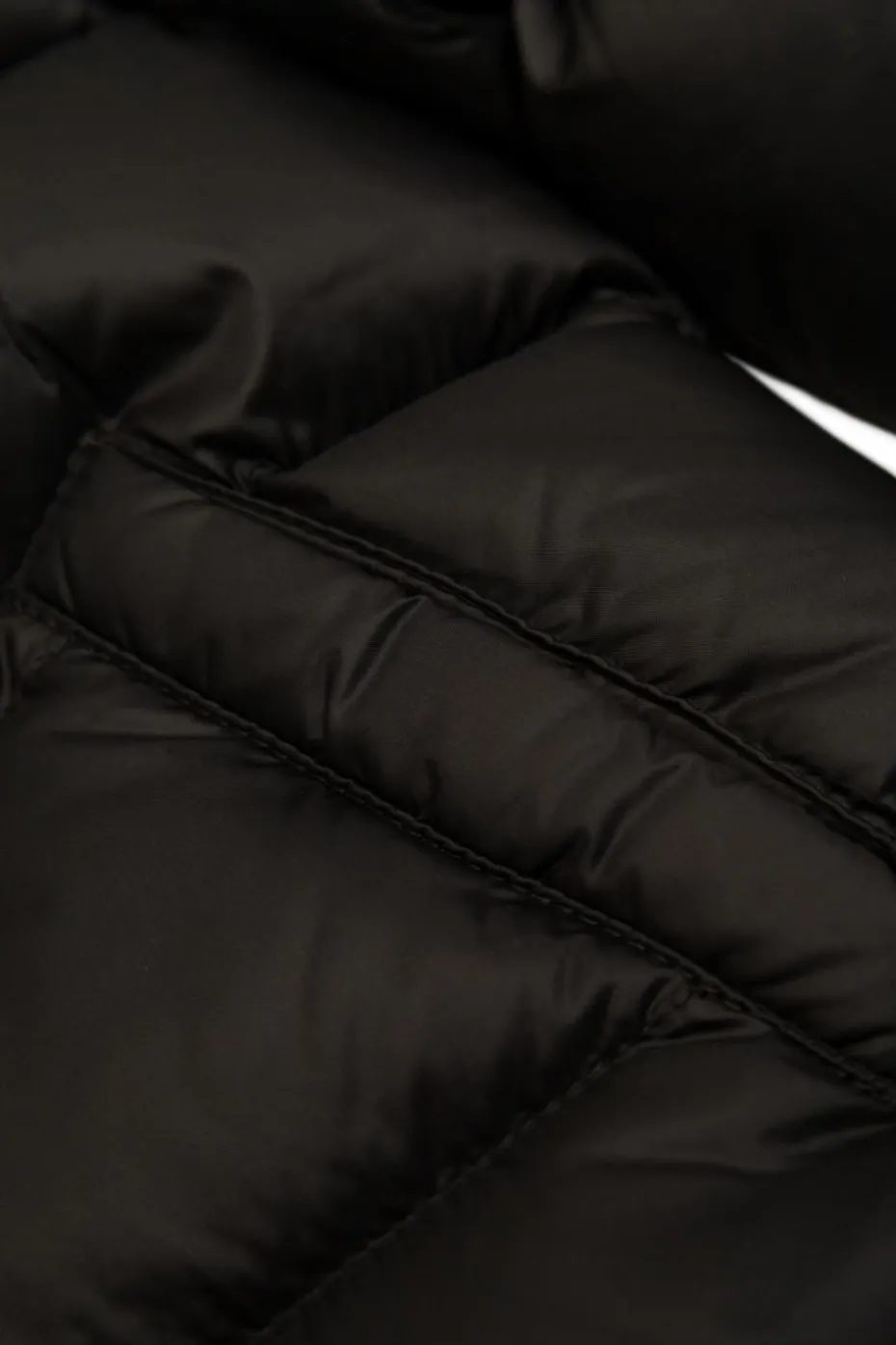 Moncler Enfant BLACK Down jacket with hood