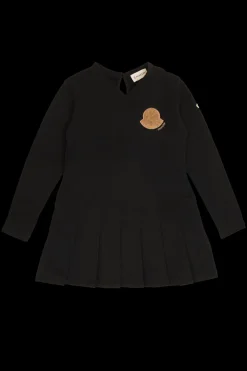 Moncler Enfant BLACK Dress with darts