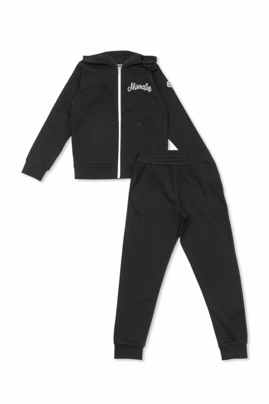 Moncler Enfant BLACK Set: Sweatshirt and Sweatpants