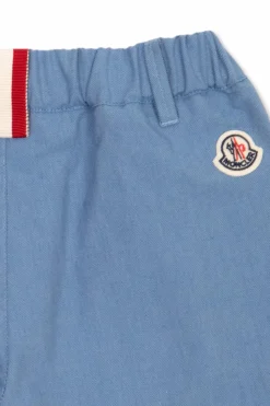 Moncler Enfant BLUE Cotton shorts