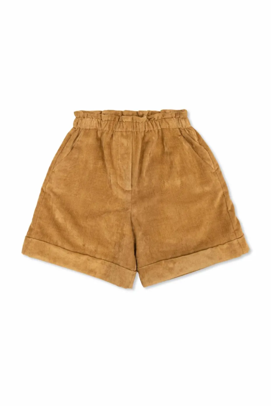 Moncler Enfant BROWN Corduroy shorts