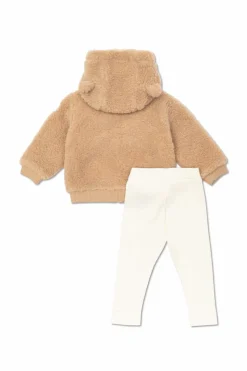 Moncler Enfant BROWN Sweatshirt and pants set