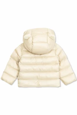 Moncler Enfant cream "Borgan" down jacket