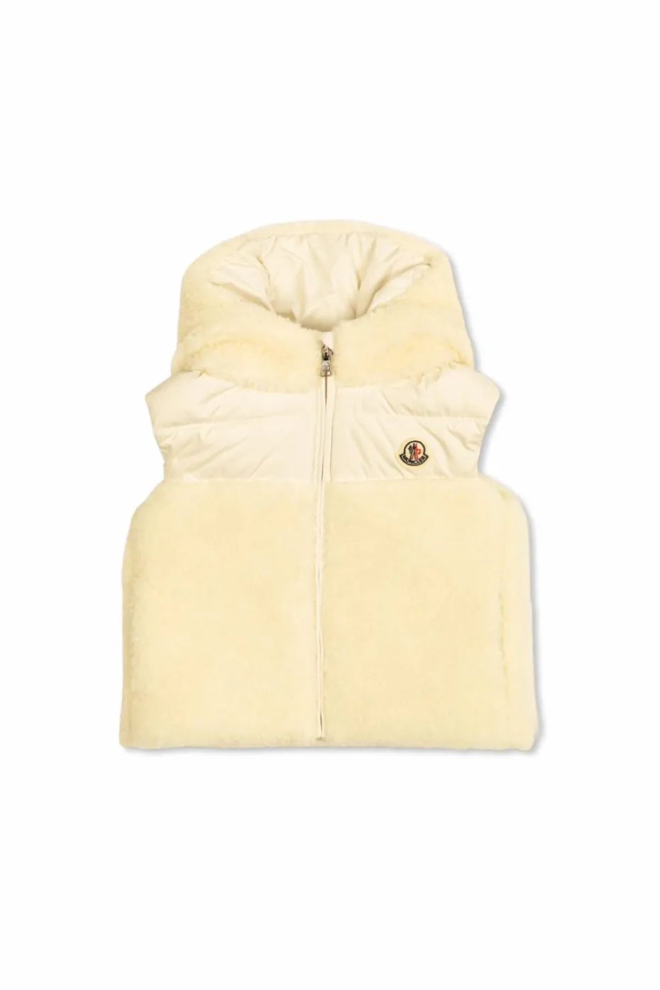 Moncler Enfant cream Botha down vest