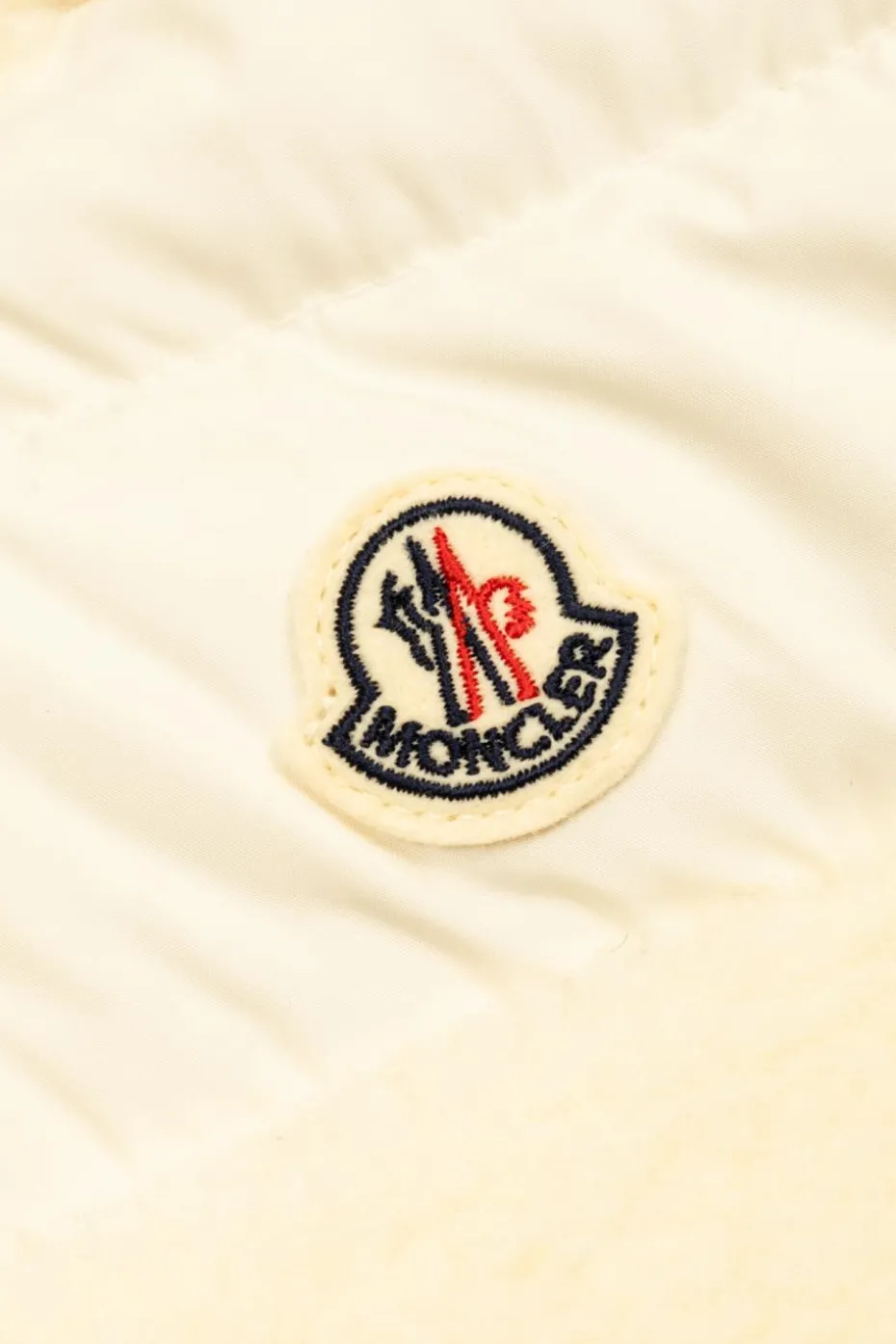 Moncler Enfant cream Botha down vest
