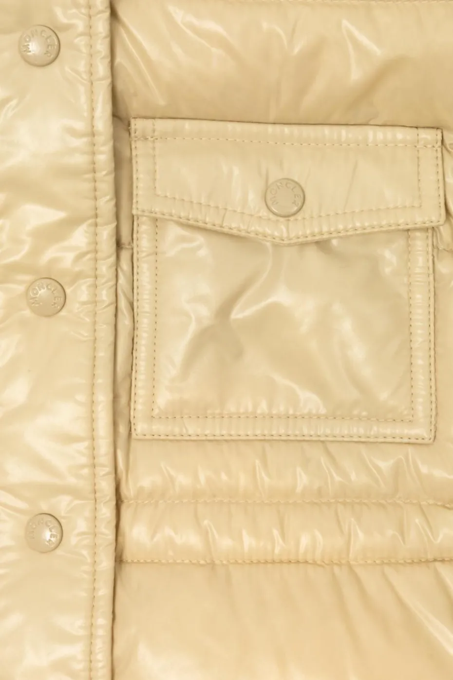 Moncler Enfant cream Down jacket "Dacca"