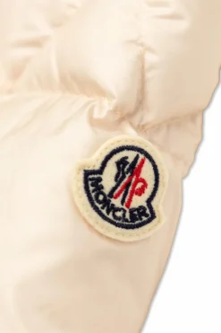 Moncler Enfant cream Down jacket 