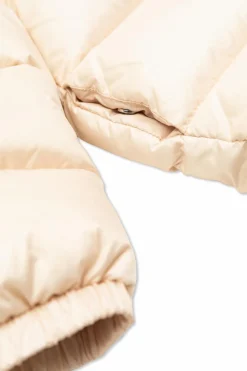 Moncler Enfant cream Down jacket 