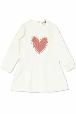 Moncler Enfant cream Dress with print