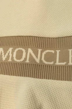 Moncler Enfant cream Dress with logo