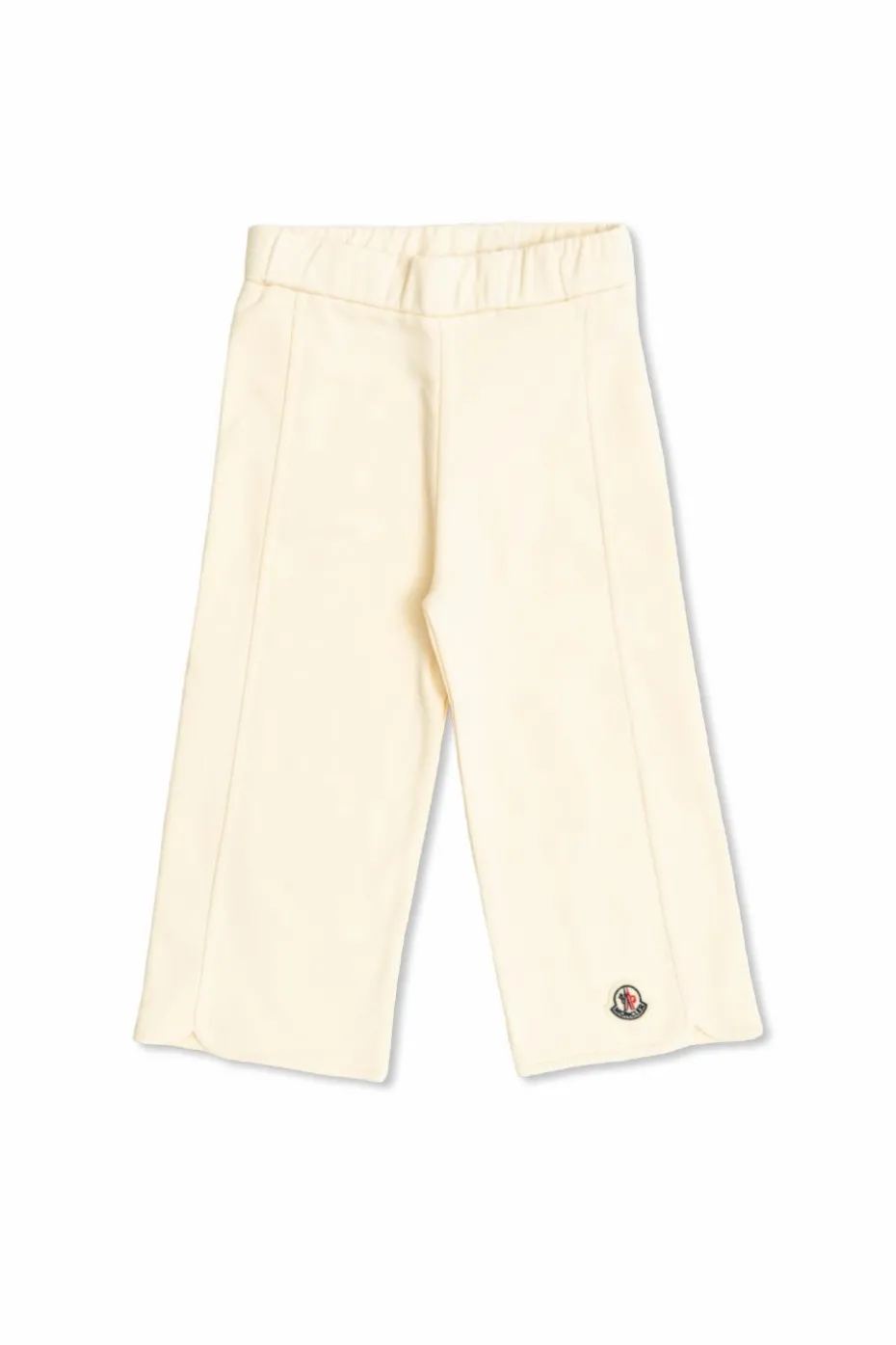 Moncler Enfant cream Pants with logo patch