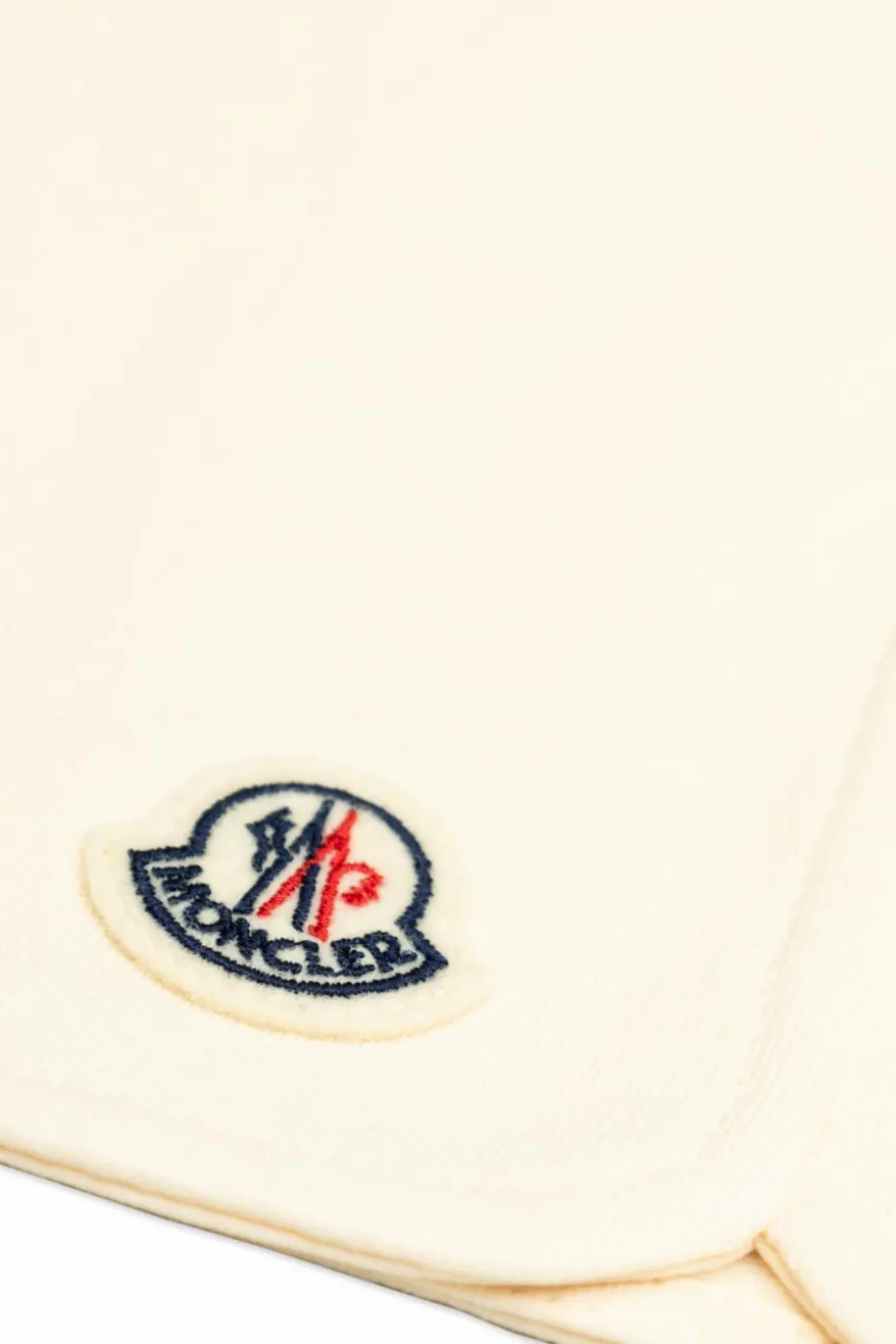 Moncler Enfant cream Pants with logo patch