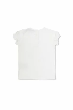 Moncler Enfant cream Printed T-shirt