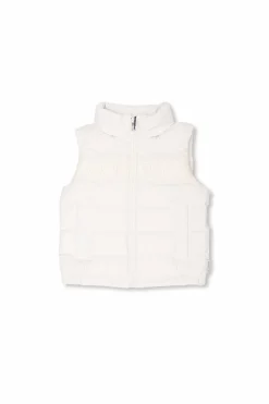 Moncler Enfant cream āRafaelā insulated vest