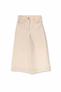 Moncler Enfant cream Trousers with wide legs