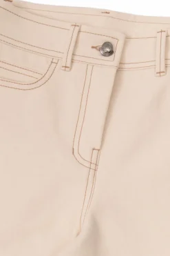Moncler Enfant cream Trousers with wide legs