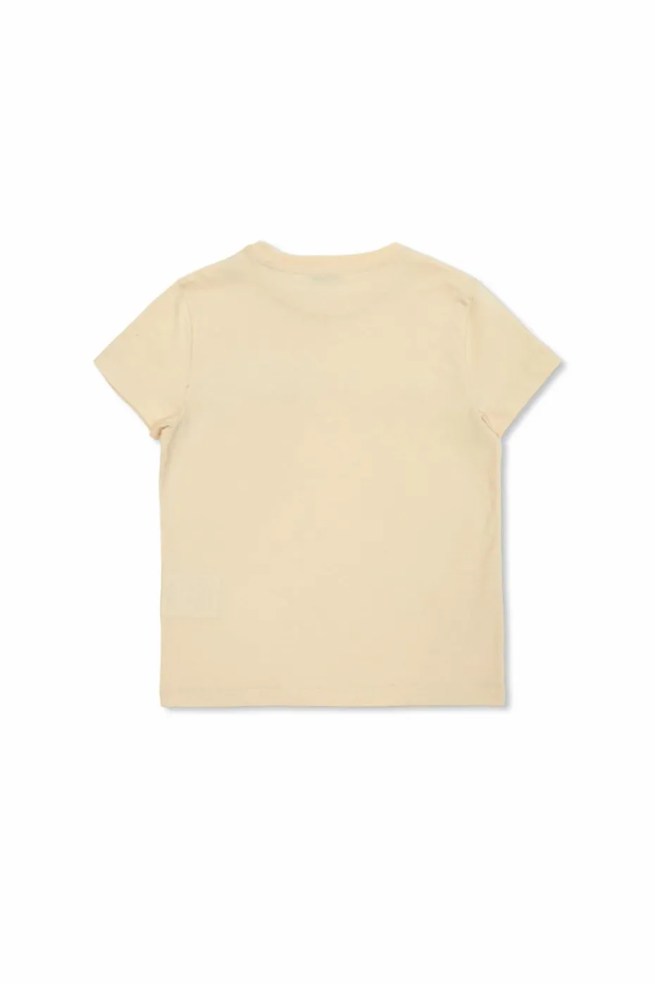 Moncler Enfant cream T-shirt with logo