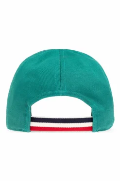 Moncler Enfant GREEN Baseball cap with logo