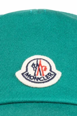 Moncler Enfant GREEN Baseball cap with logo