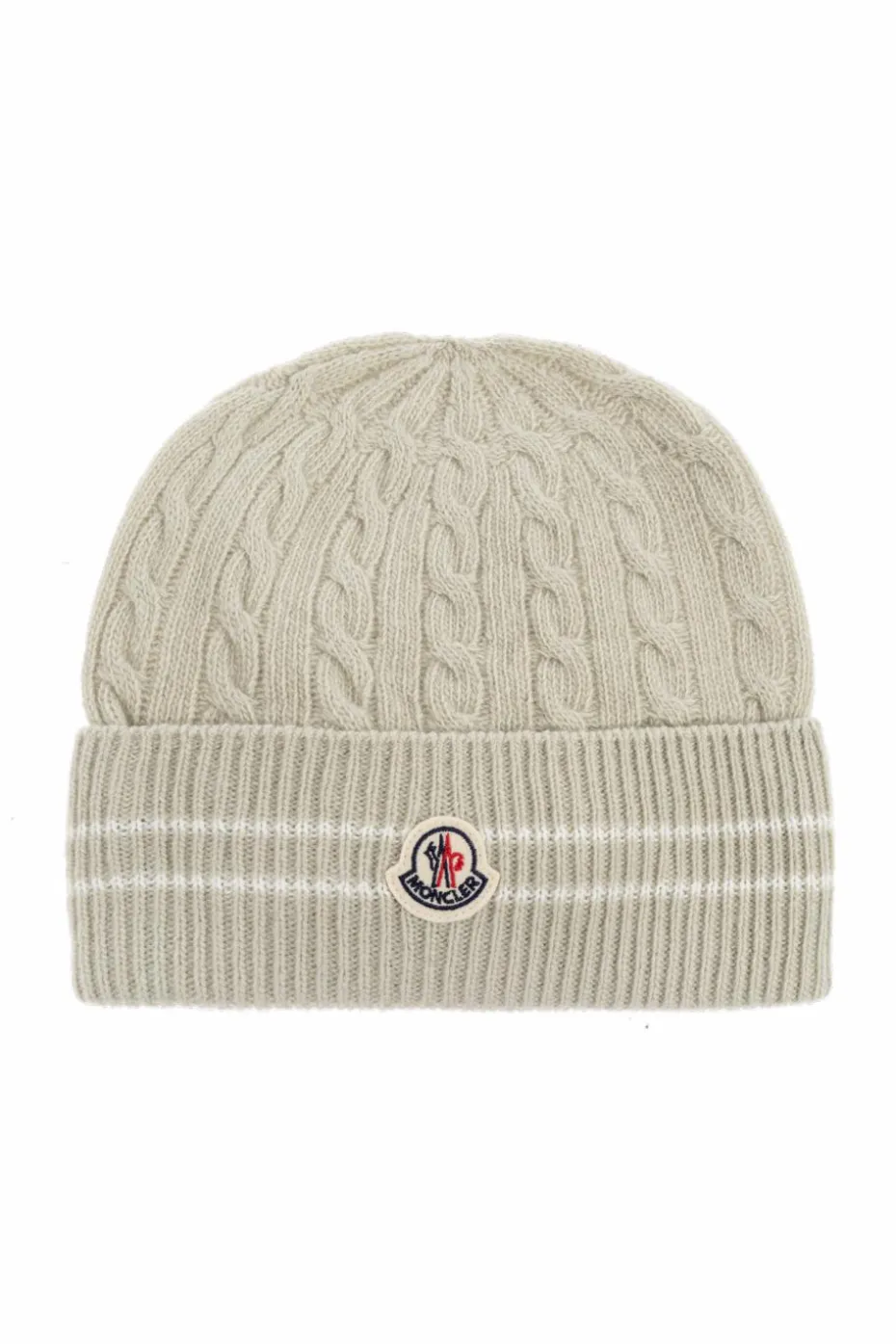 Moncler Enfant GREEN Cap with logo patch