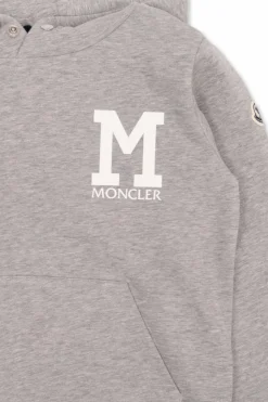 Moncler Enfant GREY Hoodie with logo