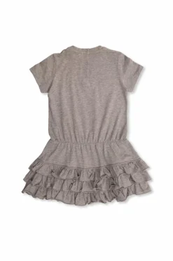 Moncler Enfant GREY Ruffled dress