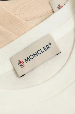 Moncler Enfant MULTICOLOUR 3-pack of logo t-shirts