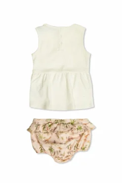 Moncler Enfant MULTICOLOUR Set: dress and romper
