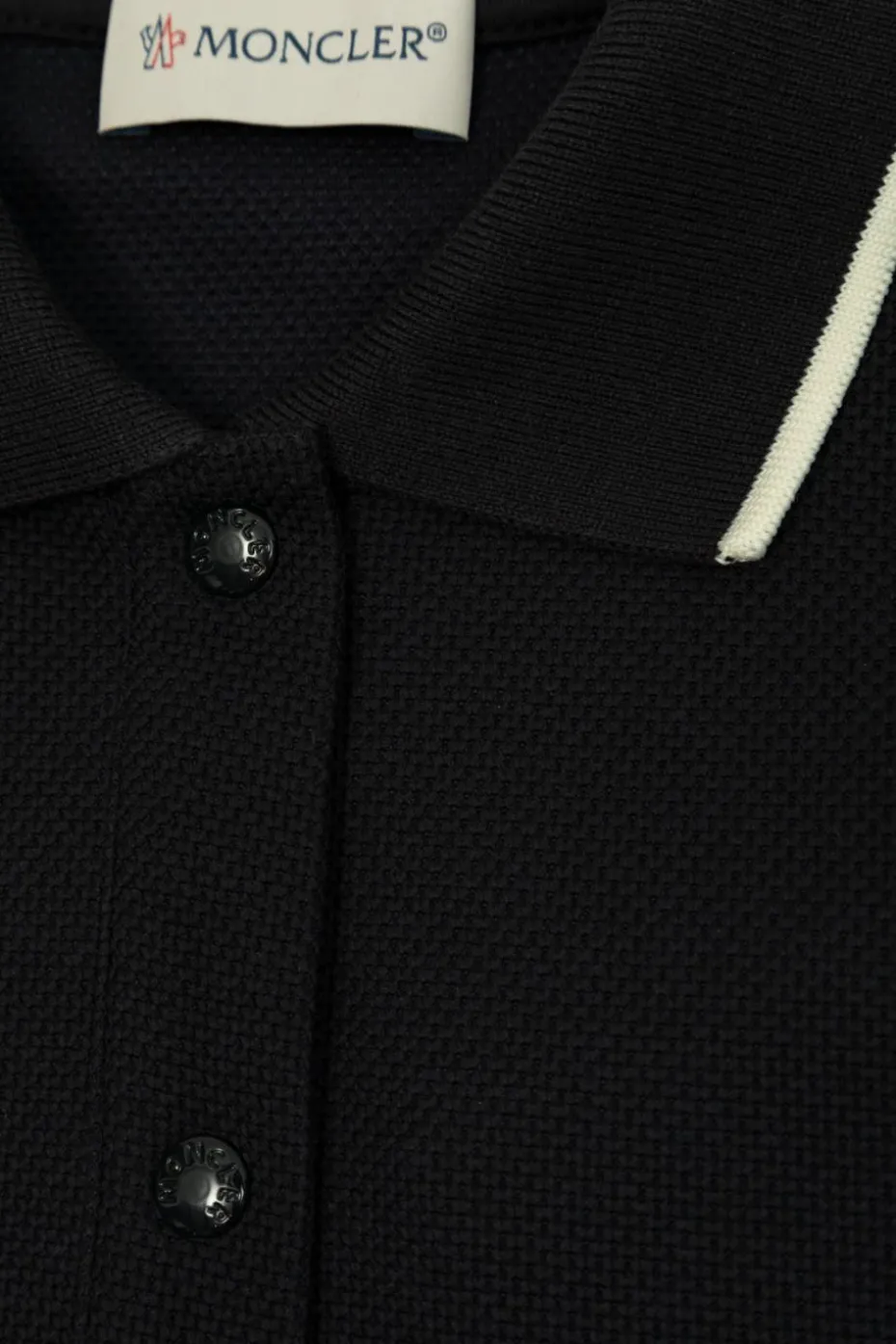 Moncler Enfant NAVY BLUE Dress with logo