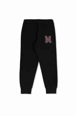 Moncler Enfant NAVY BLUE Sweatpants with logo patch