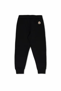 Moncler Enfant NAVY BLUE Sweatpants with logo patch